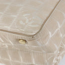 CHANEL New Travel Line Tote Bag Nylon Beige Gold CC Auth ep12037-9