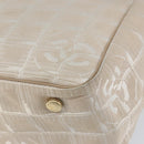 CHANEL New Travel Line Tote Bag Nylon Beige Gold CC Auth ep12037-15