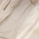 CHANEL New Travel Line Tote Bag Nylon Beige Gold CC Auth ep12037-10