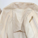 CHANEL New Travel Line Tote Bag Nylon Beige Gold CC Auth ep12037-18