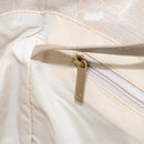 CHANEL New Travel Line Tote Bag Nylon Beige Gold CC Auth ep12037-20