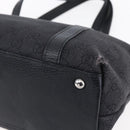 GUCCI GG Canvas Abbey Tote Bag Outlet Black Silver 268640 Auth ep12041-10