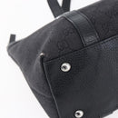 GUCCI GG Canvas Abbey Tote Bag Outlet Black Silver 268640 Auth ep12041-11