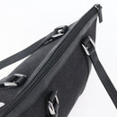 GUCCI GG Canvas Abbey Tote Bag Outlet Black Silver 268640 Auth ep12041-6