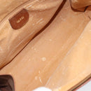 GUCCI Bamboo Hand Bag Leather Brown Gold Auth ep12042-16