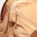 GUCCI Bamboo Hand Bag Leather Brown Gold Auth ep12042-19