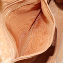 GUCCI Bamboo Hand Bag Leather Brown Gold Auth ep12042-20