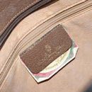 GUCCI GG Supreme Web Sherry Line Bag PVC Beige Gold 904 02 013 Auth ep12043-16