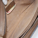 GUCCI GG Supreme Web Sherry Line Bag PVC Beige Gold 904 02 013 Auth ep12043-17