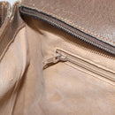 GUCCI GG Supreme Web Sherry Line Bag PVC Beige Gold 904 02 013 Auth ep12043-20