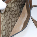 GUCCI GG Supreme Web Sherry Line Bag PVC Beige Gold 904 02 013 Auth ep12043-24