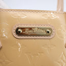 LOUIS VUITTON Vernis Wilshire PM Bag Rose Flow Lantern M91642 LV Auth ep12044-14