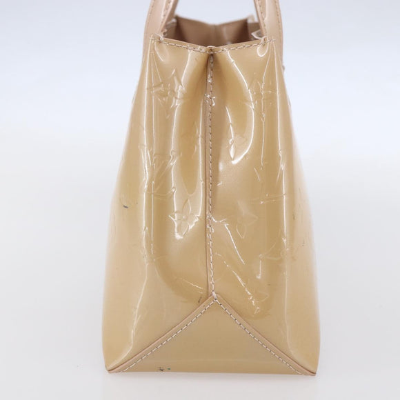 LOUIS VUITTON Vernis Wilshire PM Bag Rose Flow Lantern M91642 LV Auth ep12044