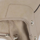 LOEWE Anagram Amazona 36 Hand Bag Leather Gray Silver Auth ep12046-14