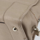 LOEWE Anagram Amazona 36 Hand Bag Leather Gray Silver Auth ep12046-15