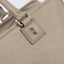 LOEWE Anagram Amazona 36 Hand Bag Leather Gray Silver Auth ep12046-18