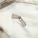 LOEWE Anagram Amazona 36 Hand Bag Leather Gray Silver Auth ep12046-23