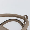 LOEWE Anagram Amazona 36 Hand Bag Leather Gray Silver Auth ep12046-8