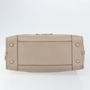 LOEWE Anagram Amazona 36 Hand Bag Leather Gray Silver Auth ep12046-5