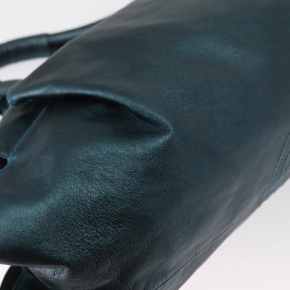 LOEWE Nappa Aire Hand Bag Leather Navy Auth ep12047