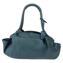 LOEWE Nappa Aire Hand Bag Leather Navy Auth ep12047-2