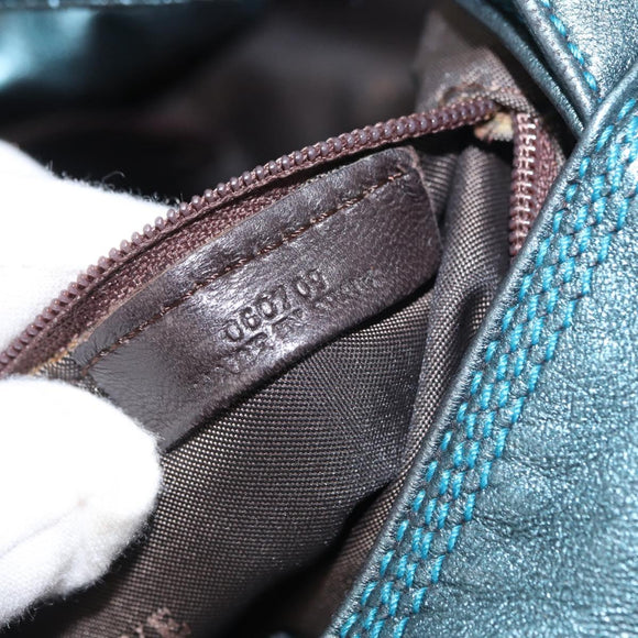 LOEWE Nappa Aire Hand Bag Leather Navy Auth ep12047