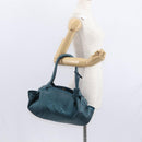 LOEWE Nappa Aire Hand Bag Leather Navy Auth ep12047-22