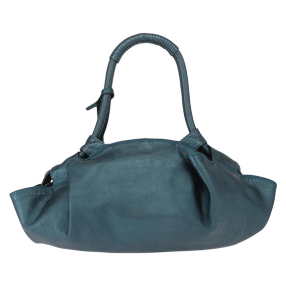 LOEWE Nappa Aire Hand Bag Leather Navy Auth ep12047