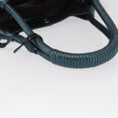 LOEWE Nappa Aire Hand Bag Leather Navy Auth ep12047-7