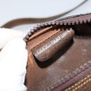 GUCCI GG Supreme Web Sherry Line Shoulder Bag PVC Beige Gold Auth ep12050-16