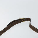 GUCCI GG Supreme Web Sherry Line Shoulder Bag PVC Beige Gold Auth ep12050-8