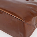 LOUIS VUITTON Monogram Vernis Reade PM Hand Bag Bronze M91146 LV Auth ep12056-9
