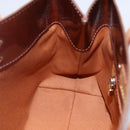 LOUIS VUITTON Monogram Vernis Reade PM Hand Bag Bronze M91146 LV Auth ep12056-20