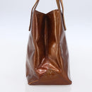 LOUIS VUITTON Monogram Vernis Reade PM Hand Bag Bronze M91146 LV Auth ep12056-3