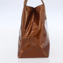 LOUIS VUITTON Monogram Vernis Reade PM Hand Bag Bronze M91146 LV Auth ep12056-4