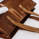 LOUIS VUITTON Monogram Vernis Reade PM Hand Bag Bronze M91146 LV Auth ep12056-6