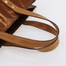 LOUIS VUITTON Monogram Vernis Reade PM Hand Bag Bronze M91146 LV Auth ep12056-7