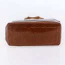 LOUIS VUITTON Monogram Vernis Reade PM Hand Bag Bronze M91146 LV Auth ep12056-5