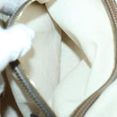 GUCCI Flora Tote Bag Canvas Leather White Gold 247209 Auth ep12057-22