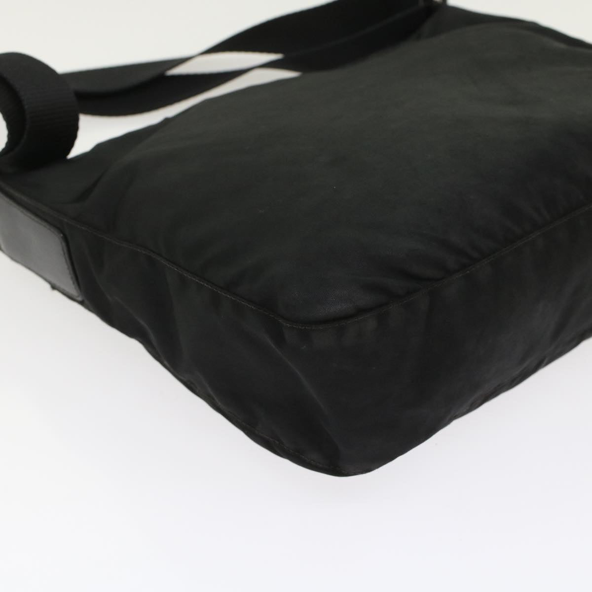 PRADA Shoulder Bag Nylon Black Auth ep1206