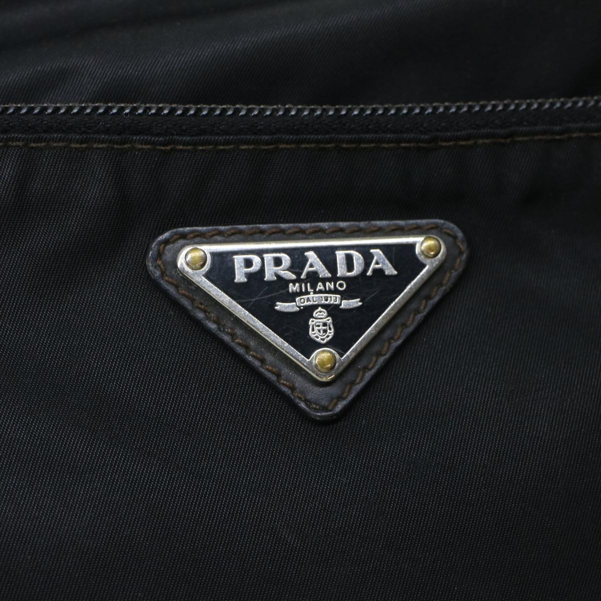 PRADA Shoulder Bag Nylon Black Auth ep1206