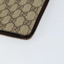 GUCCI GG Supreme Hand Bag PVC Beige Silver 34044 Auth ep12061-10