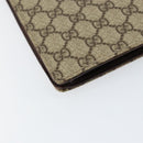 GUCCI GG Supreme Hand Bag PVC Beige Silver 34044 Auth ep12061-11