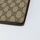 GUCCI GG Supreme Hand Bag PVC Beige Silver 34044 Auth ep12061-12