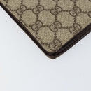 GUCCI GG Supreme Hand Bag PVC Beige Silver 34044 Auth ep12061-13