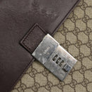 GUCCI GG Supreme Hand Bag PVC Beige Silver 34044 Auth ep12061-14