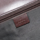 GUCCI GG Supreme Hand Bag PVC Beige Silver 34044 Auth ep12061-16