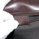 GUCCI GG Supreme Hand Bag PVC Beige Silver 34044 Auth ep12061-21