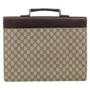 GUCCI GG Supreme Hand Bag PVC Beige Silver 34044 Auth ep12061-3