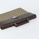 GUCCI GG Supreme Hand Bag PVC Beige Silver 34044 Auth ep12061-6